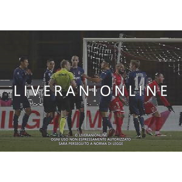 Mantova vs Sambenedettese Campionato di Calcio Serie C girone B 14/02/2021 - nella foto: arbitro concede il rigore al mantova ©Claudio Zamagni/Agenzia Aldo Liverani / AGENZIA ALDO LIVERANI SAS