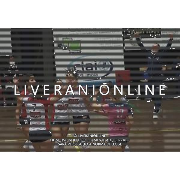 IMOLA 14 O2 2021 CLAI IMOLA PALLAVOLO-PALLAVOLO PERUGIA NELLA FOTO ESULTANZA DELLA CLAI IMOLA PALLAVOLO ©SANNA / AGENZIA ALDO LIVERANI SAS