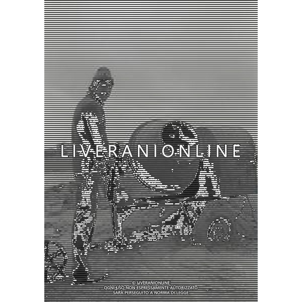 RETROSPETTIVA ROMEO MALGARINI PUGILE NELLA FOTO ROMEO MALGARINI NELL\'ANNO 1975 AG ALDO LIVERANI