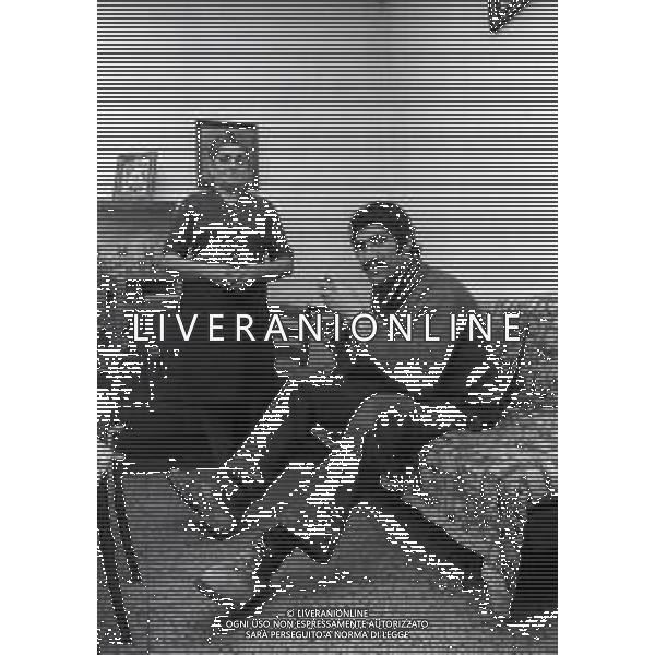 RETROSPETTIVA ROMEO MALGARINI PUGILE NELLA FOTO ROMEO MALGARINI NELL\'ANNO 1975 AG ALDO LIVERANI