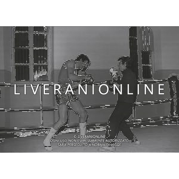 RETROSPETTIVA ROMEO MALGARINI PUGILE NELLA FOTO ROMEO MALGARINI NELL\'ANNO 1975 AG ALDO LIVERANI