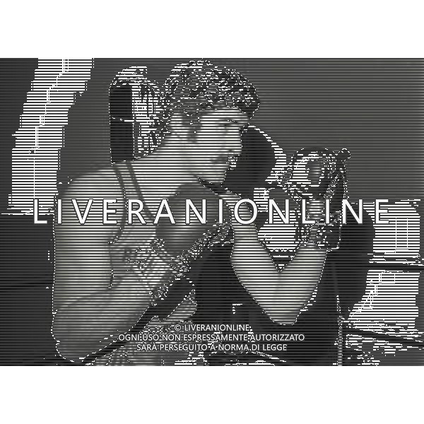 RETROSPETTIVA ROMEO MALGARINI PUGILE NELLA FOTO ROMEO MALGARINI NELL\'ANNO 1975 AG ALDO LIVERANI