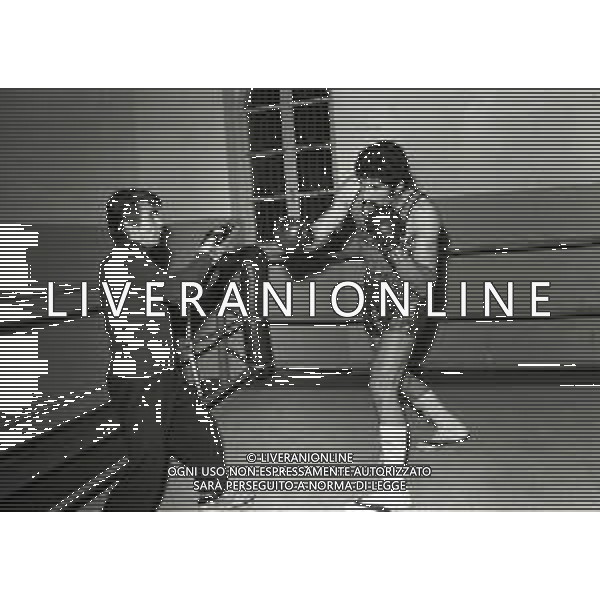RETROSPETTIVA ROMEO MALGARINI PUGILE NELLA FOTO ROMEO MALGARINI NELL\'ANNO 1975 AG ALDO LIVERANI