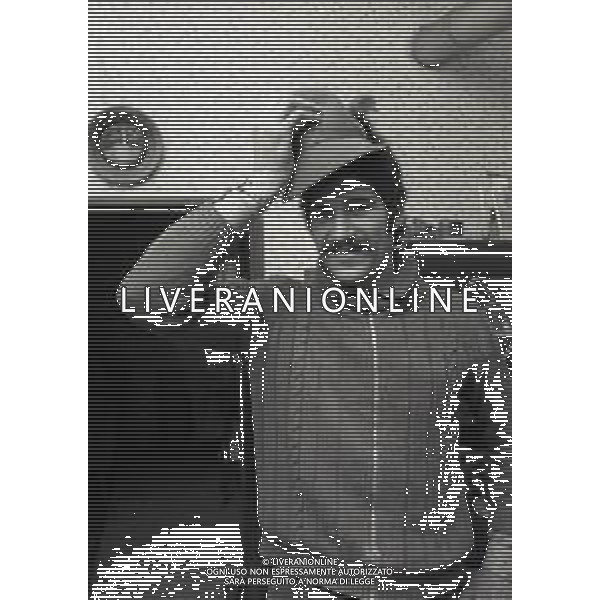 RETROSPETTIVA ROMEO MALGARINI PUGILE NELLA FOTO ROMEO MALGARINI NELL\'ANNO 1975 AG ALDO LIVERANI