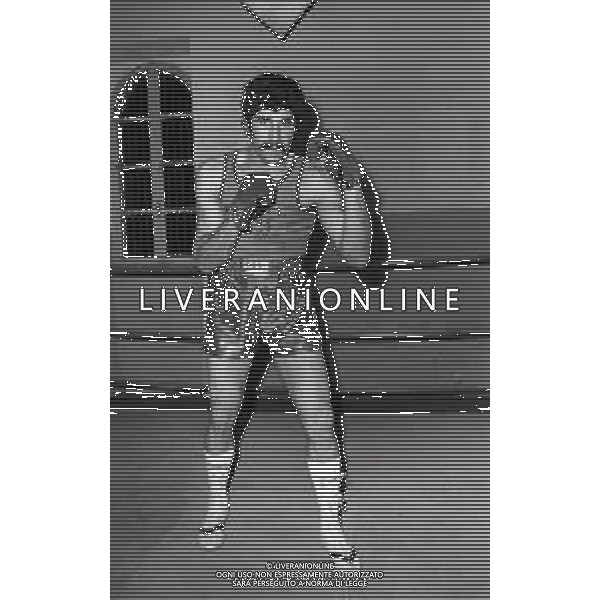 RETROSPETTIVA ROMEO MALGARINI PUGILE NELLA FOTO ROMEO MALGARINI NELL\'ANNO 1975 AG ALDO LIVERANI