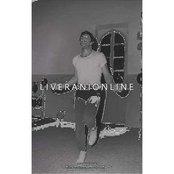 RETROSPETTIVA ROMEO MALGARINI PUGILE NELLA FOTO ROMEO MALGARINI NELL\'ANNO 1975 AG ALDO LIVERANI