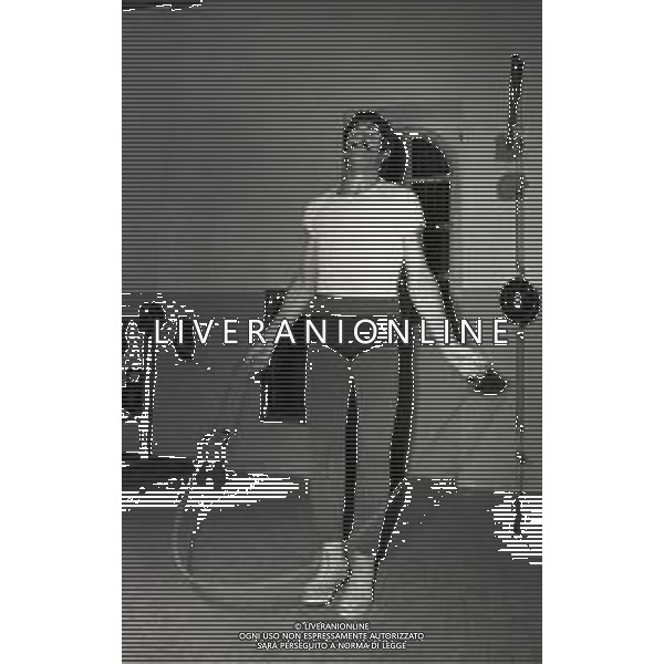 RETROSPETTIVA ROMEO MALGARINI PUGILE NELLA FOTO ROMEO MALGARINI NELL\'ANNO 1975 AG ALDO LIVERANI