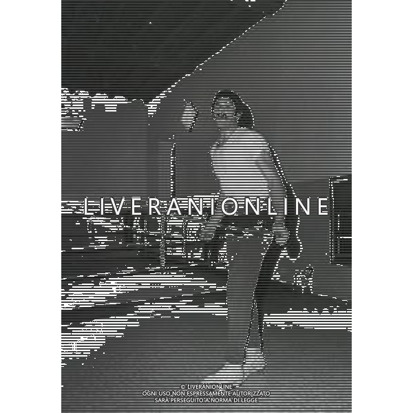 RETROSPETTIVA ROMEO MALGARINI PUGILE NELLA FOTO ROMEO MALGARINI NELL\'ANNO 1975 AG ALDO LIVERANI