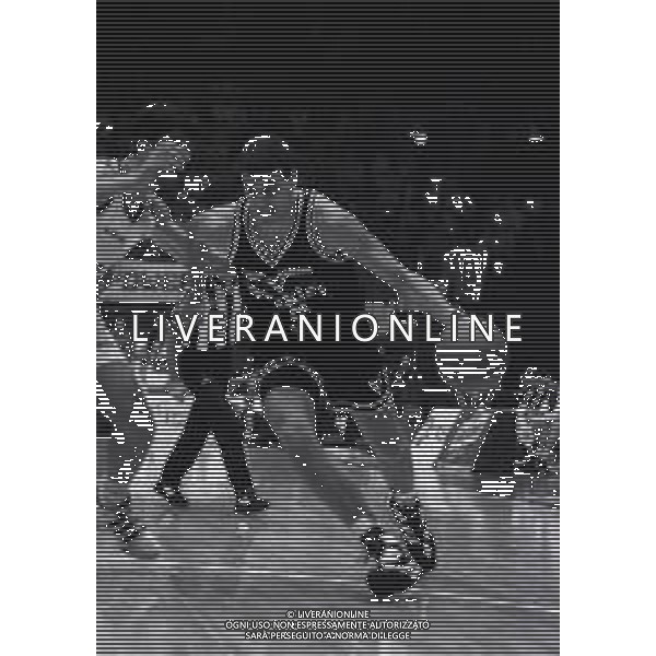 26-11-1994 MILANO CAMPIONATO DI BASKET SERIE A1 STEFANEL MILANO-BUCKLER BOLOGNA 73-94 NELLA FOTO PREDRAG DANILOVIC AG ALDO LIVERANI SAS