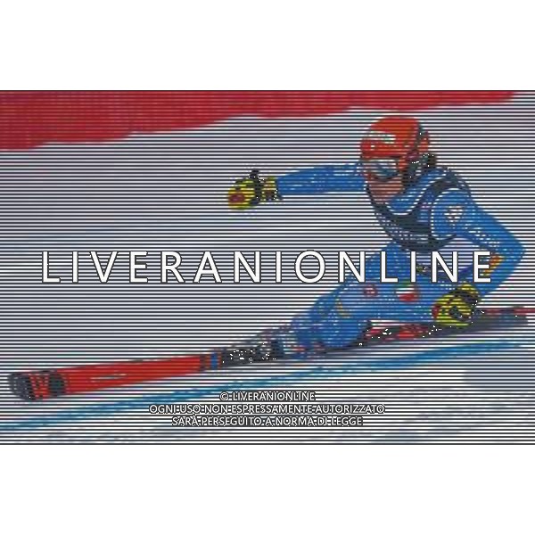 Luca Tedeschi/LM - 2021 FIS Alpine World SKI Championships - Alpine Combined - Women - alpine ski race 15 February 2021 - Olympia delle Tofane, cortina (bl), Italy Photo showing: Italy’s Federica Brignone skies during her first race SuperG ) @LM/Luca Tedeschi