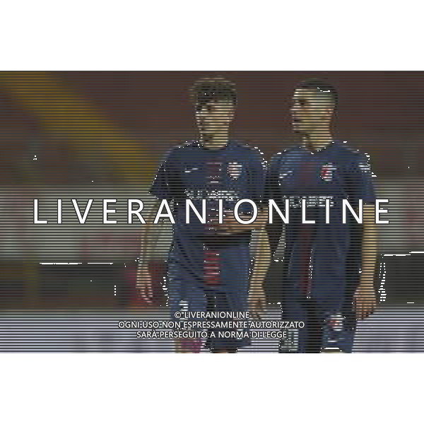 Mantova vs Sambenedettese Campionato di Calcio Serie C girone B 14/02/2021 - nella foto: Lorenzo Trillo\' (Sambenedettese) De ciancio Rodrigo(Sambenedettese) ©Claudio Zamagni/Agenzia Aldo Liverani /AGENZIA ALDO LIVERANI SAS