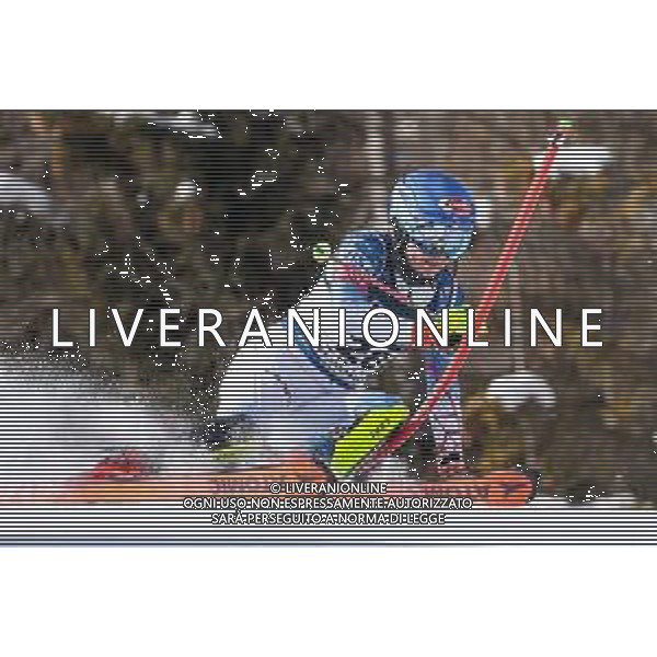 Luca Tedeschi/LM - 2021 FIS Alpine World SKI Championships - Alpine Combined - Men - Women - alpine ski race 15 February 2021 - Olympia delle Tofane, cortina (bl), Italy Photo showing: SHIFFRIN Mikaela USA @LM/Luca Tedeschi AG ALDO LIVERANI SAS