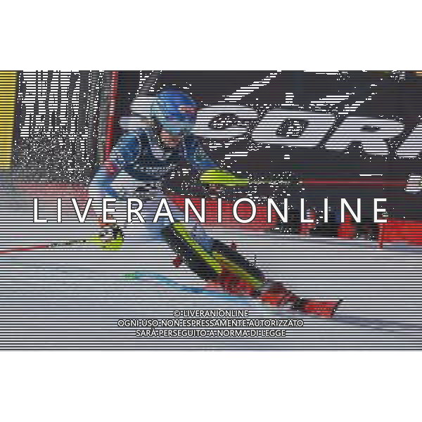 Luca Tedeschi/LM - 2021 FIS Alpine World SKI Championships - Alpine Combined - Men - Women - alpine ski race 15 February 2021 - Olympia delle Tofane, cortina (bl), Italy Photo showing: SHIFFRIN Mikaela USA @LM/Luca Tedeschi AG ALDO LIVERANI SAS