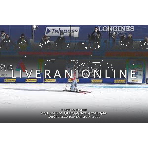 Luca Tedeschi/LM - 2021 FIS Alpine World SKI Championships - Alpine Combined - Men - Women - alpine ski race 15 February 2021 - Olympia delle Tofane, cortina (bl), Italy Photo showing: GISIN Michelle SUI @LM/Luca Tedeschi AG ALDO LIVERANI SAS