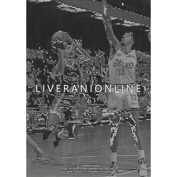 1993-1994 MILANO COPPA ITALIA DI BASKET RECOARO MILANO-GLAXO VERONA NELLA FOTO ALEKSANDAR DJORDJEVIC AG ALDO LIVERANI SAS