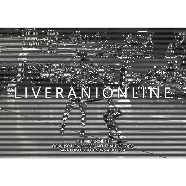 1993-1994 MILANO COPPA ITALIA DI BASKET RECOARO MILANO-GLAXO VERONA NELLA FOTO ANTONELLO RIVA AG ALDO LIVERANI SAS