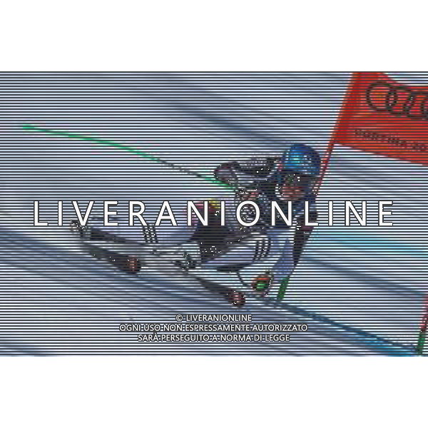 Sergio Bisi/LM - 2021 FIS Alpine World SKI Championships - Alpine Combined - Women - alpine ski race 15 February 2021 - Olympia delle Tofane, cortina (bl), Italy Photo showing: VLHOVA Petra (SVK) Silver Medal @LM/Sergio Bisi AG ALDO LIVERANI SAS
