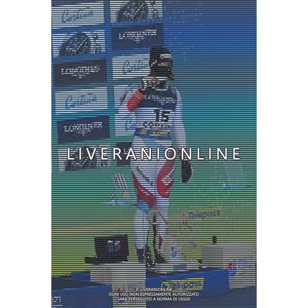 Sergio Bisi/LM - 2021 FIS Alpine World SKI Championships - Alpine Combined - Women - alpine ski race 15 February 2021 - Olympia delle Tofane, cortina (bl), Italy Photo showing: GISIN Michelle (SUI) Bronze Medal @LM/Sergio Bisi AG ALDO LIVERANI SAS
