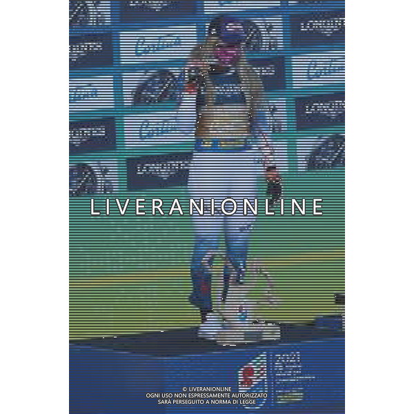 Sergio Bisi/LM - 2021 FIS Alpine World SKI Championships - Alpine Combined - Women - alpine ski race 15 February 2021 - Olympia delle Tofane, cortina (bl), Italy Photo showing: SHIFFRIN Mikaela (USA) Gold Medal @LM/Sergio Bisi AG ALDO LIVERANI SAS