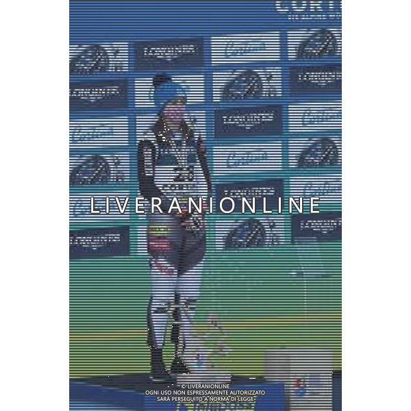 Sergio Bisi/LM - 2021 FIS Alpine World SKI Championships - Alpine Combined - Women - alpine ski race 15 February 2021 - Olympia delle Tofane, cortina (bl), Italy Photo showing: VLHOVA Petra (SVK) Silver Medal @LM/Sergio Bisi AG ALDO LIVERANI SAS