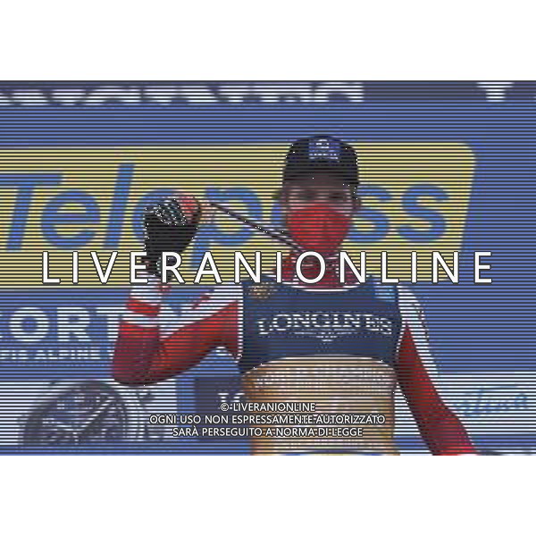 Sergio Bisi/LM - 2021 FIS Alpine World SKI Championships - Combined Super G - Men - alpine ski race 15 February 2021 - Olympia delle Tofane, cortina (bl), Italy Photo showing: SCHWARZ Marco (AUT) Gold Medal @LM/Sergio Bisi AG ALDO LIVERANI SAS