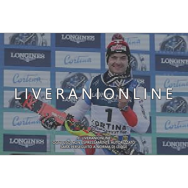 Sergio Bisi/LM - 2021 FIS Alpine World SKI Championships - Combined Super G - Men - alpine ski race 15 February 2021 - Olympia delle Tofane, cortina (bl), Italy Photo showing: MEILLARD Loic (SUI) Bronz Medal @LM/Sergio Bisi AG ALDO LIVERANI SAS