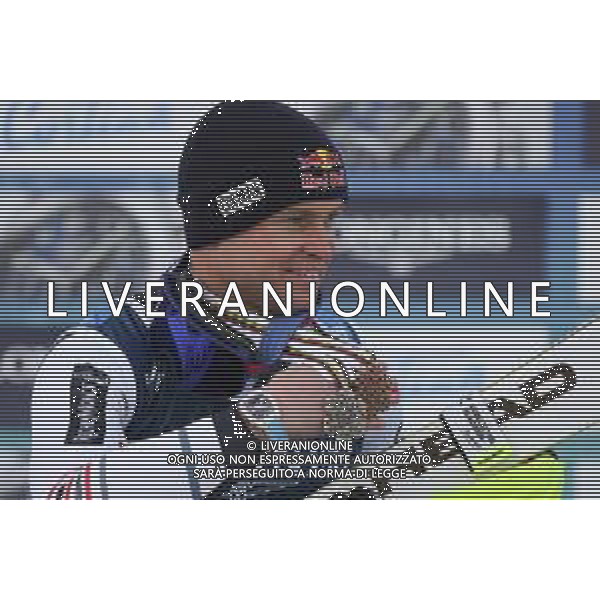 Sergio Bisi/LM - 2021 FIS Alpine World SKI Championships - Combined Super G - Men - alpine ski race 15 February 2021 - Olympia delle Tofane, cortina (bl), Italy Photo showing: SCHWARZ Marco (AUT) Gold Medal @LM/Sergio Bisi AG ALDO LIVERANI SAS