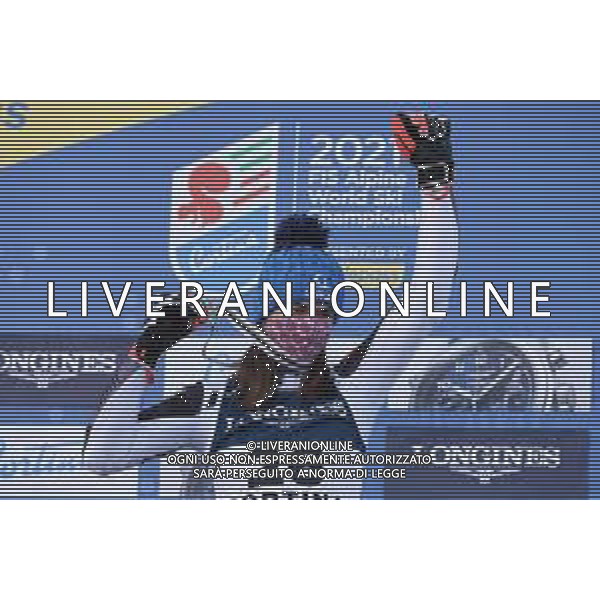 Sergio Bisi/LM - 2021 FIS Alpine World SKI Championships - Alpine Combined - Women - alpine ski race 15 February 2021 - Olympia delle Tofane, cortina (bl), Italy Photo showing: VLHOVA Petra (SVK) Silver Medal @LM/Sergio Bisi AG ALDO LIVERANI SAS