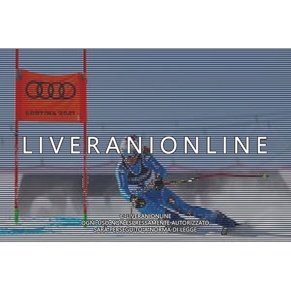 Luca Tedeschi/LM - 2021 FIS Alpine World SKI Championships - Alpine Combined - Men - Women - alpine ski race 15 February 2021 - Olympia delle Tofane, cortina (bl), Italy Photo showing: BASSINO Marta ITA @LM/Luca Tedeschi AG ALDO LIVERANI SAS