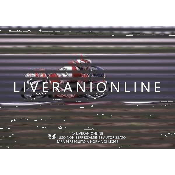 RETROSPETTIVA FAUSTO GRESINI PILOTA MOTOCICLISMO NELLA FOTO FAUSTO GRESINI NELL\'ANNO 1991 AG CONTROLUCE-AG ALDO LIVERANI SAS