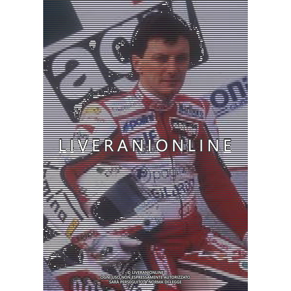 RETROSPETTIVA FAUSTO GRESINI PILOTA MOTOCICLISMO NELLA FOTO FAUSTO GRESINI NELL\'ANNO 1991 AG CONTROLUCE-AG ALDO LIVERANI SAS