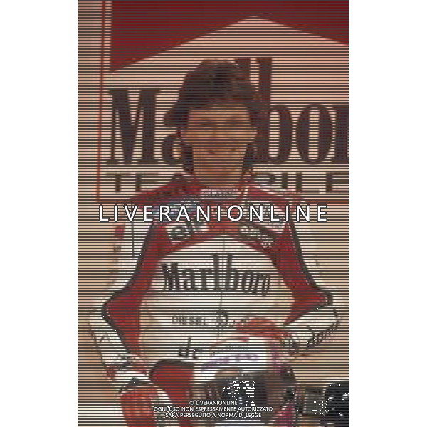 RETROSPETTIVA FAUSTO GRESINI PILOTA MOTOCICLISMO NELLA FOTO FAUSTO GRESINI  AG CONTROLUCE-AG ALDO LIVERANI SAS 
