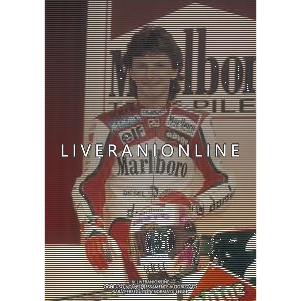 RETROSPETTIVA FAUSTO GRESINI PILOTA MOTOCICLISMO NELLA FOTO FAUSTO GRESINI  AG CONTROLUCE-AG ALDO LIVERANI SAS 