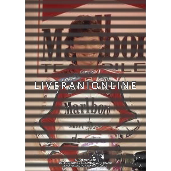 RETROSPETTIVA FAUSTO GRESINI PILOTA MOTOCICLISMO NELLA FOTO FAUSTO GRESINI  AG CONTROLUCE-AG ALDO LIVERANI SAS 