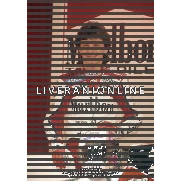 RETROSPETTIVA FAUSTO GRESINI PILOTA MOTOCICLISMO NELLA FOTO FAUSTO GRESINI  AG CONTROLUCE-AG ALDO LIVERANI SAS 
