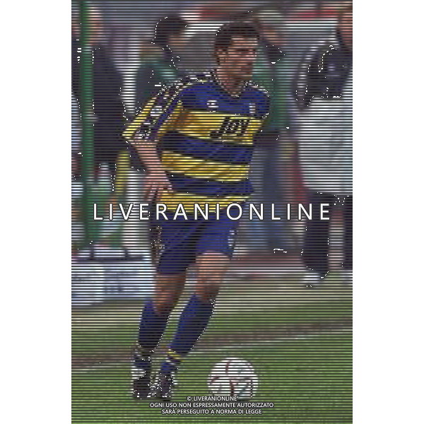 parma calcio 2001/2002 nella foto sartor luigi calciatore Agenzia aldo liverani sas