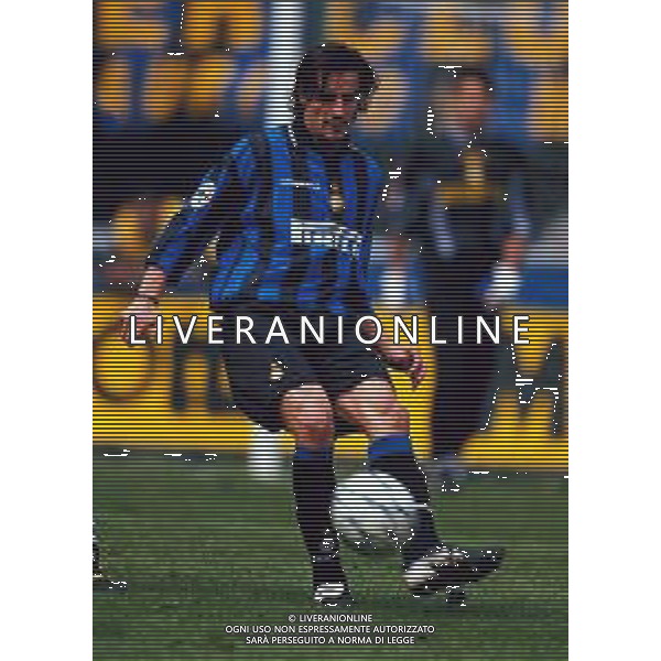 INTER CALCIO NELLA FOTO SARTOR LUIGI CALCIATORE AGENZIA ALDO LIVERANI SAS