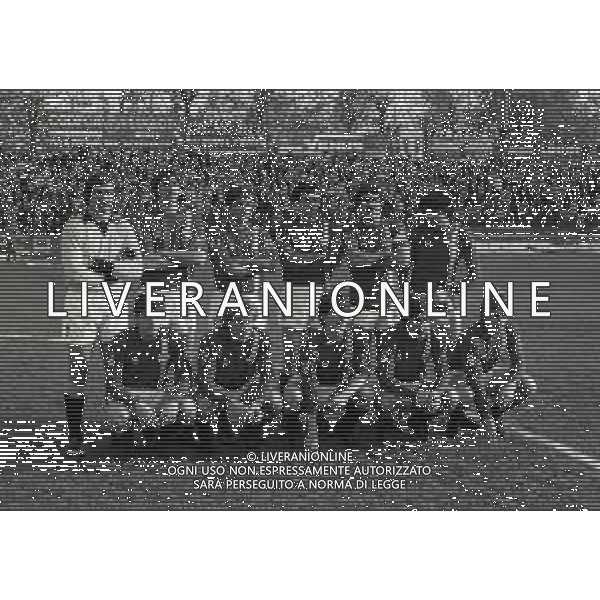1980-1981 FORMAZIONE MONZA CALCIO NELLA FOTO LA FORMAZIONE DEL MONZA CALCIO 1980-1981 AG ALDO LIVERANI SAS 
