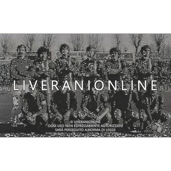 1980-1981 FORMAZIONE MONZA CALCIO NELLA FOTO LA FORMAZIONE DEL MONZA CALCIO 1980-1981 AG ALDO LIVERANI SAS 