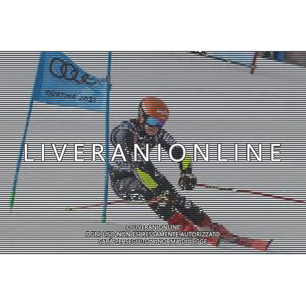 Luca Tedeschi/LM - 2021 FIS Alpine World SKI Championships - Parallel Giant Slalom - Men - alpine ski race 16 February 2021 - Rumerlo, cortina (bl), Italy Photo showing: Filip ZUBCIC (CRO) @LM/Luca Tedeschi AG ALDO LIVERANI SAS
