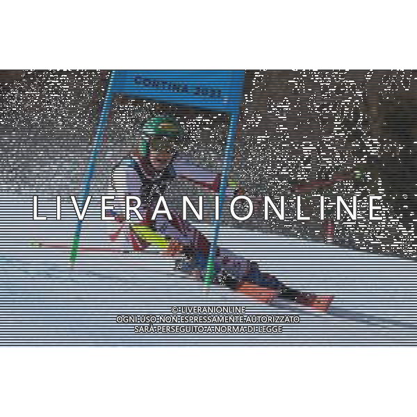 Sergio Bisi/LM - 2021 FIS Alpine World SKI Championships - Parallel Giant Slalom - Women - alpine ski race 16 February 2021 - Rumerlo, cortina (bl), Italy Photo showing: LIENSBERGER Katharina (AUT) Gold Medal @LM/Sergio Bisi AG ALDO LIVERANI SAS
