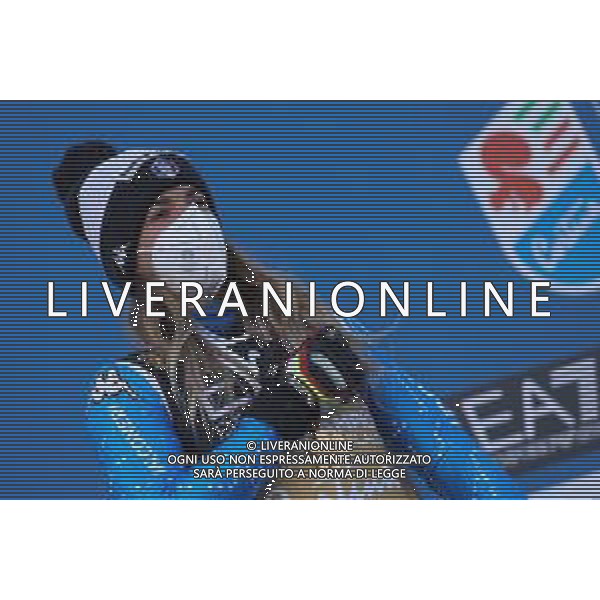 Sergio Bisi/LM - 2021 FIS Alpine World SKI Championships - Parallel Giant Slalom - Women - alpine ski race 16 February 2021 - Rumerlo, cortina (bl), Italy Photo showing: BASSINO Marta (ITA) Gold Medal @LM/Sergio Bisi AG ALDO LIVERANI SAS