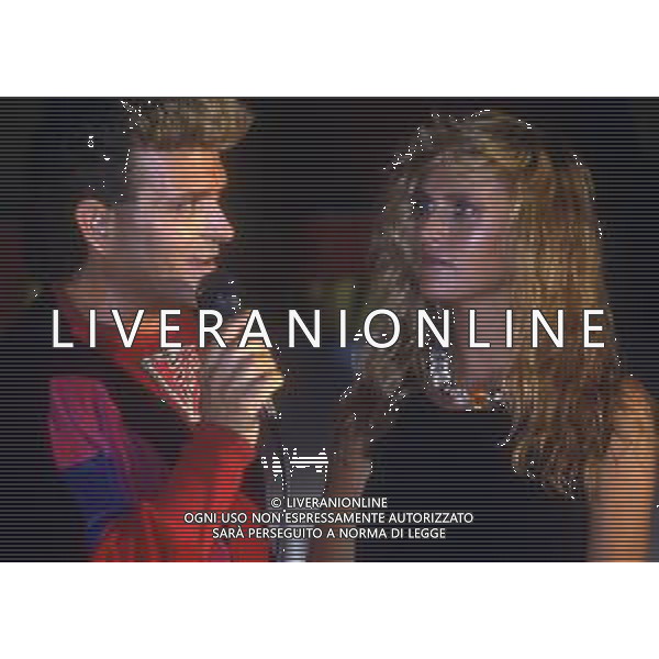 RETROSPETTIVA CRISTANO MALGIOGLIO CANTANTE NELLA FOTO CRISTIANO MALGIOGLIO CON RAMONA DELL\'ABATE NELL\'ANNO 1986 AG ALDO LIVERANI SAS