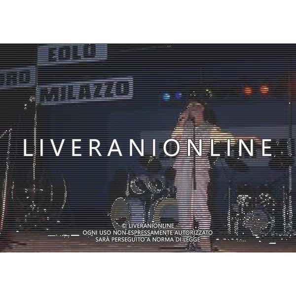 RETROSPETTIVA CRISTANO MALGIOGLIO CANTANTE NELLA FOTO CRISTIANO MALGIOGLIO NELL\'ANNO 1986 AG ALDO LIVERANI SAS