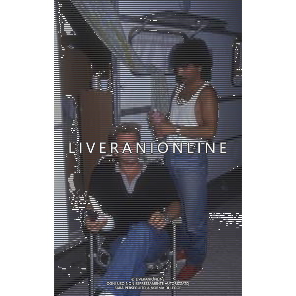 RETROSPETTIVA CRISTANO MALGIOGLIO CANTANTE NELLA FOTO CRISTIANO MALGIOGLIO NELL\'ANNO 1986 AG ALDO LIVERANI SAS