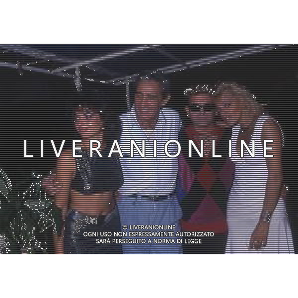 RETROSPETTIVA CRISTANO MALGIOGLIO CANTANTE NELLA FOTO CRISTIANO MALGIOGLIO CON PATRIZIA CASELLI E WALTER CHIARI NELL\'ANNO 1986 AG ALDO LIVERANI SAS