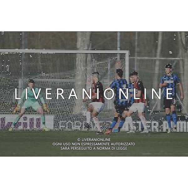 ¬© TVRG Franco Orlando Vezzoni (Inter) segna il gol del 0 a 2 Milan vs Inter Campionato Primavera 1 TIM - 10a giornata Milano 17-02-2021 centro sportivo Peppino Vismara foto Roberto Garavaglia/ag. Aldo Liverani sas