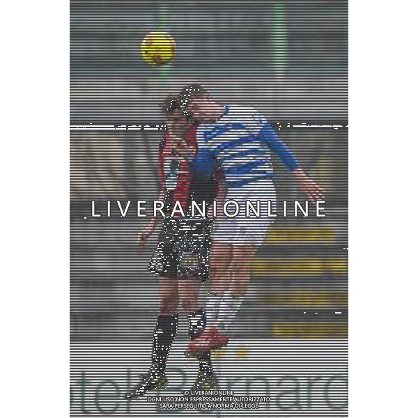 Fabio Fagiolini/LM - Lucchese vs Pro Patria - Italian football Serie C match 2020/2021 17 February 2021 - lucca, Italy Photo showing: aerial duel between Gianluca Nicco (Pro Patria) and Daniele Solcia (Lucchese) @LM/Fabio Fagiolini/AGENZIA ALDO LIVERANI SAS