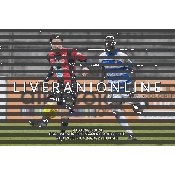 Fabio Fagiolini/LM - Lucchese vs Pro Patria - Italian football Serie C match 2020/2021 17 February 2021 - lucca, Italy Photo showing: Eros Pellegrini (Lucchese) against Emmanuel Latte Lath (Pro Patria) @LM/Fabio Fagiolini/AGENZIA ALDO LIVERANI SAS