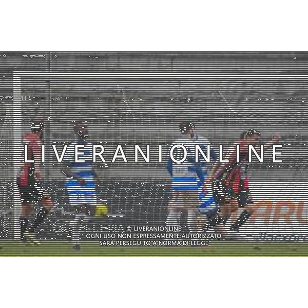 Fabio Fagiolini/LM - Lucchese vs Pro Patria - Italian football Serie C match 2020/2021 17 February 2021 - lucca, Italy Photo showing: Tomi Petrovic (Lucchese) celebrates after scoring a goal @LM/Fabio Fagiolini/AGENZIA ALDO LIVERANI SAS